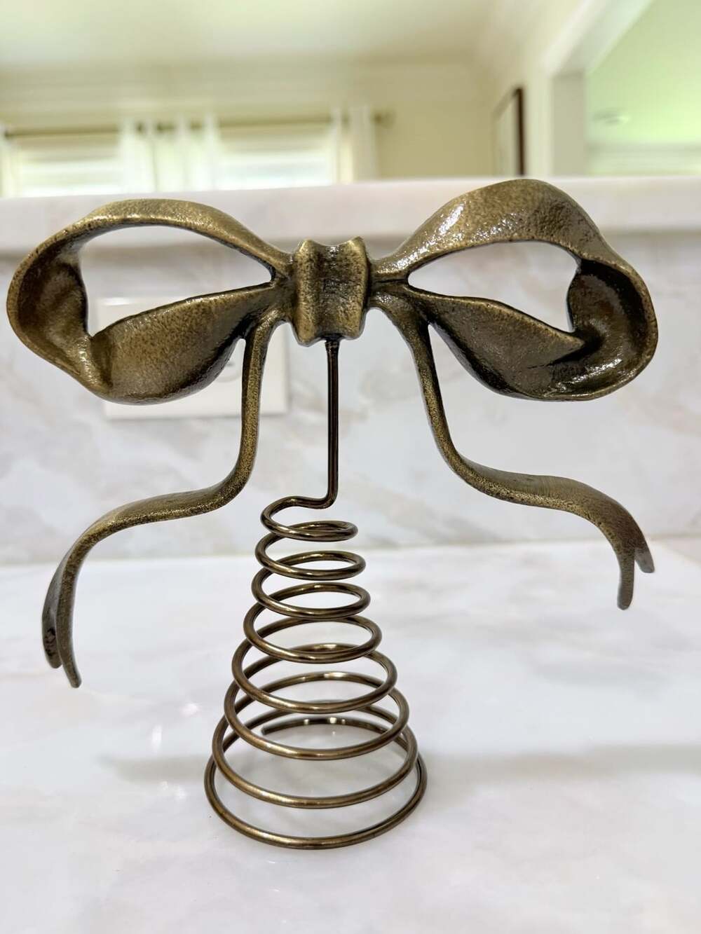 Threshold Bow Christmas Tree Topper